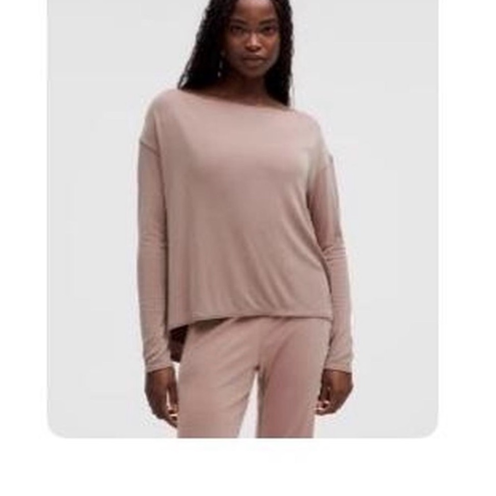 lululemon athletica Women's Dusty Rose Relaxed Lounge Pajama Set